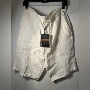 Zegna Bermuda Linen Shorts 34